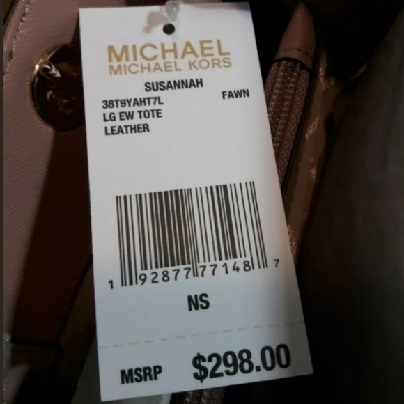 Michael Kors Susannah Large Leather Tote Handbag - Picture 8 of 8